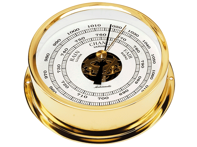 Barómetro Náutico Dorado B120D