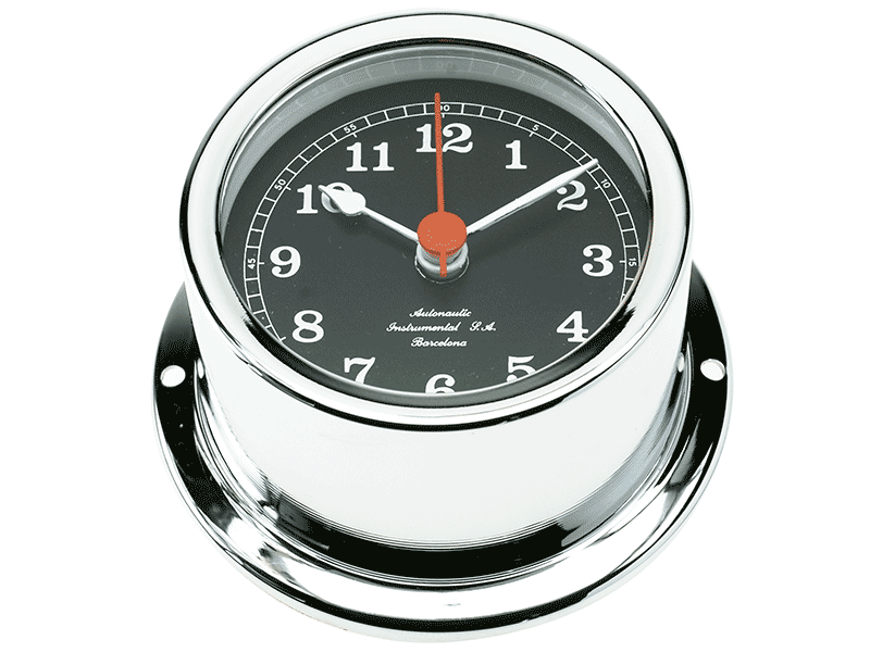 Chromed Nautical Quartz Clock RE72C